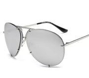 Silver Aviator Sunglasses